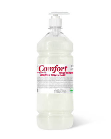 Жидкое крем-мыло для рук и тела - Comfort с глицерином 1 л ПЭТ