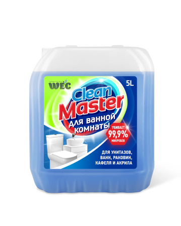 Гель для чистки сантехники - Clean Master 5 л